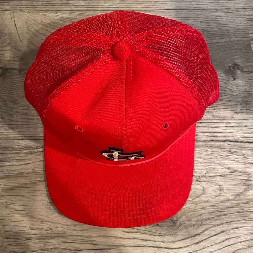 VTG 90s St. Louis Cardinals MLB Plain Logo Wool Sports Specialties Snapback Hat - Picture 2 of 7